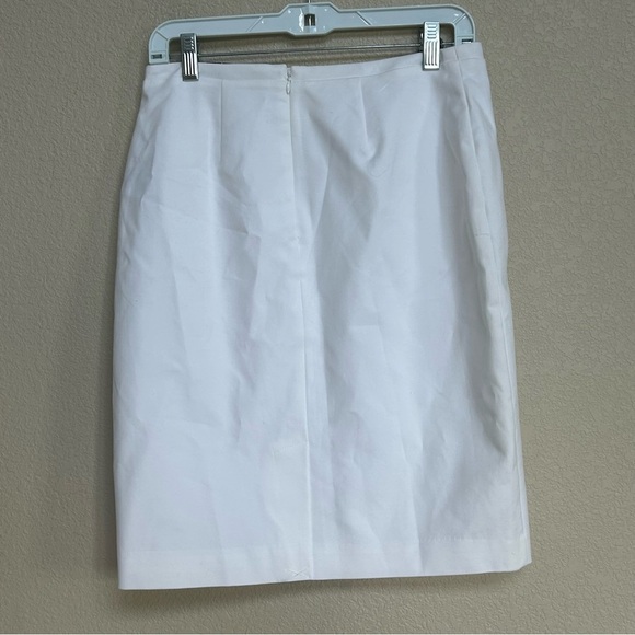 NWT Worthington White Lace Overlay Pencil Skirt Women’s 6 Career Office Workwear - Picture 2 of 7